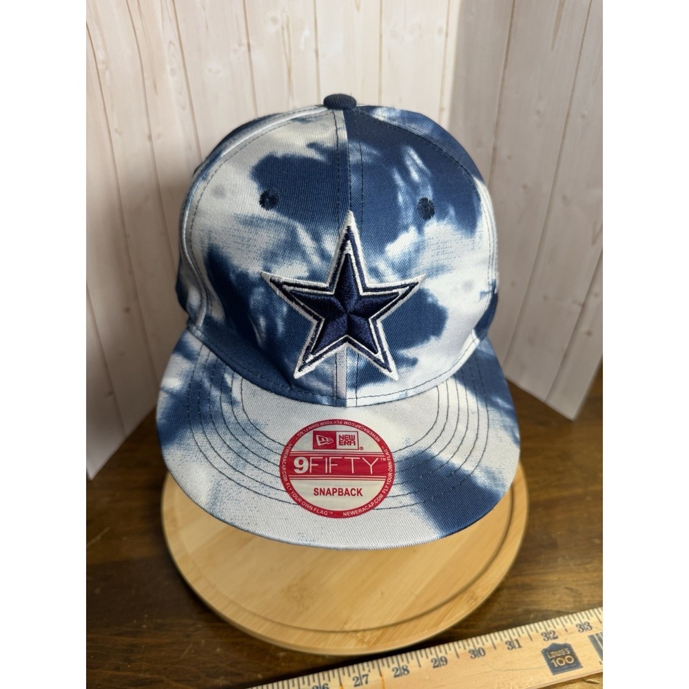Dallas Cowboys New Era 9Fifty Snapback Hat Cap Adjustable Blue Tie Dye NWT